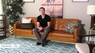 Modway Loft Leather Sofa - Product Review Video