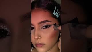 Maquiagem prata com glitter -tutorial