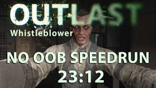 Outlast Whistleblower No OoB Speedrun 23:12 (PC) (Former World Record)