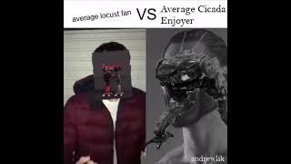 Average Locust Fan VS Average Cicada Enjoyer - Battletech/Mechwarrior meme