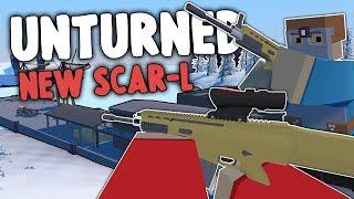 NEW SCAR-L AND FIRST BASE! | Unturned KOTH (Rust Mod) #3