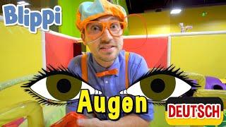 Blippi Deutsch - Blippi lernt über die fünf Sinne | Abenteuer und Videos für Kinder