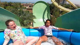 SCARY WATERPARK WATERSLIDES IN DUBAI!!