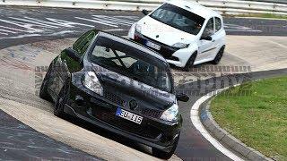 Clio 3 RS vs Clio 3 RS Cup black/white - Nordschleife 20.05.2017