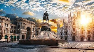 Piazza Duomo Milano -Italia ( Italy)  4K