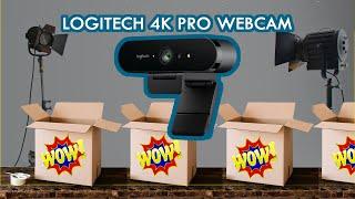 Logitech Brio 4K Pro Webcam - Unboxing, Setup & Review