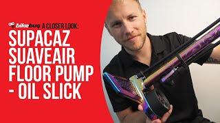 Supacaz SuaveAir Floor Pump - Oil Slick | Bikebug