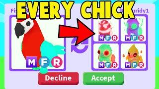 Trading for EVERY MEGA CHICK in Adopt Me!