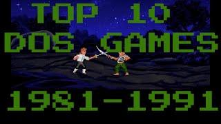 The Top 10 best PC DOS games of 1981 - 1991