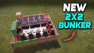 NEW METHOD 2X2 BUNKER IN RUST | Rust Base Design 2023!