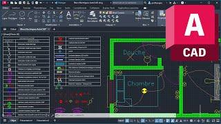 Voici mes Blocs Electriques AutoCAD