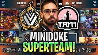 ASÍ JUEGA EL SUPERTEAM DE MINIDUKE! | VVV vs TNI RESUMEN SUPERLIGA SEGUNDA VERANO 2024 LVP