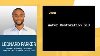 Water Restoration SEO Boise destiny marketing solutions leonard parker