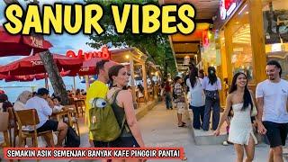 MORE AND MORE TOURISTS GO TO SANUR BEACH BALI: VLOG IN BALI