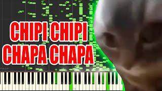 CHIPI CHIPI CHAPA CHAPA but it's MIDI (Auditory Illusion) | Christell - Chris Mix Piano sound