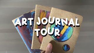 a lovely lil art journal flip through