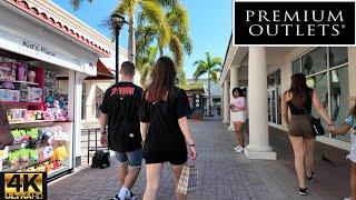 ORLANDO Premium Outlets + Food Court [4K] Orlando Shopping Mall