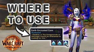 Where to Use Earth-Encrusted Gem | Osidion Location ► WOW: The War Within