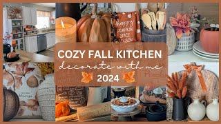 NEW! 2024 FALL KITCHEN DECORATE WITH ME! COZY FALL FARMHOUSE DECORATING IDEAS│FALL HOME DECOR 