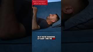 Sleep vs Workout — Which One Wins? #sleeptips #restday #recoverymatters #sleepvsgym #musclerecovery