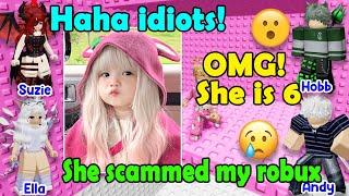  TEXT TO SPEECH  My Little Sister Wants To Get All My Robux ‍️ Roblox Story