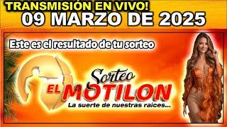 MOTILÓN NOCHE: Resultado EL MOTILON NOCHE del DOMINGO 09 de Marzo de 2025.