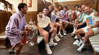 Alcaraz’s Funny Locker Room Celebration after Winning Queen's 2025