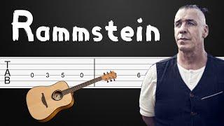 Los - Rammstein Guitar Tutorial, Guitar Tabs, Guitar Lesson