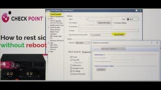 How to reset SIC without restarting Check Point Gateways !