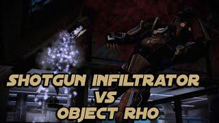 Shotgun Infiltrator vs Object Rho(No Health Damage) - Mass Effect 2 Legendary Edition(Insanity)