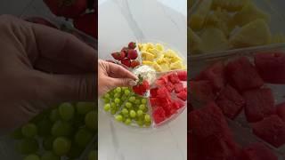 *ASMR* FRUIT TRAY RESTOCK! #asmr #kitchen #restock #kitchenrestock #fruit #fruittray