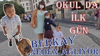 Yüz yüze eğitim , Okulda ilk gün Berkay NEDEN AĞLADI ?  Elif ile Eğlenceli Video