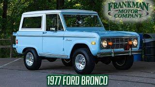 SALE PENDING: 1977 Ford Bronco Ranger | 66K Miles - Frankman Motor Company - Walk Around & Driving