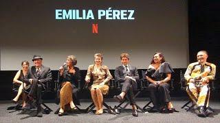 EMILIA PÉREZ movie talk with director Jacques Audiard & crew - October 21, 2024