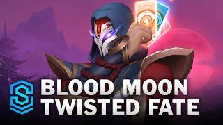 Blood Moon Twisted Fate Wild Rift Skin Spotlight