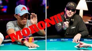 Phil Hellmuth Calls Terrence Chan a Moron!