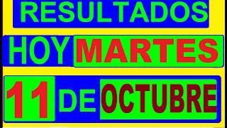 RESULTADOS SORTEOS DE LOTERIAS Y CHANCES DE HOY MARTES 11 DE OCTUBRE DEL 2022