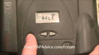 Respironics RemStar Pro Auto Pressure Change Clinicians Menu Free CPAP Advice