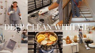 DEEP CLEAN MY HOUSE WITH ME| extreme cleaning motivation + satisfying all day fall clean & tips!