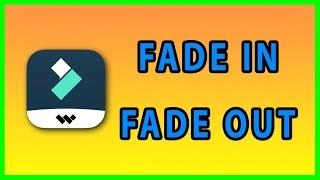 How to Fade-In or Fade-Out a video in Filmora X | Fade to black (2022)