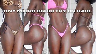 TINY MICRO BIKINI TRY ON HAUL