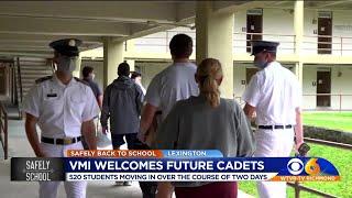 New cadets move in over 2 days at VMI amid COVID crisis