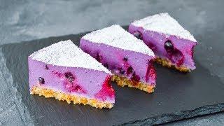 Постный (ВЕГАНСКИЙ) ягодный ЧИЗКЕЙК  Vegan berry CHEESECAKE