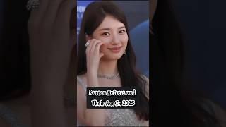 Korean Actress And Their Age In 2025 #iu #parkboyoung #kimyoojung #kimjiwon #baesuzy #songhyegyo