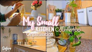 How i Organize My Small kitchen Countertop | ideas for small kitchen | Ikea Haul