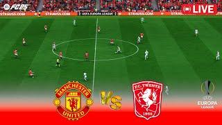  Manchester United vs Twente : LIVE - UEFA Europa League 24/25 | Full Match | FC 25 Game Simulation