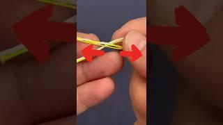 Как быстро соединить две плетёнки?/ How to quickly connect two plaits? #fishingknots #youtubeshorts