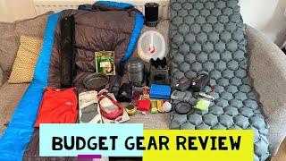 Budget Wild Camping Gear Review - Cheap Backpacking Gear Load Out!