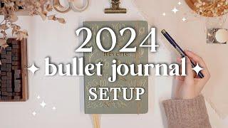  2024 Bullet Journal Yearly Setup