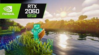 MINECRAFT:  RTX 2060 Super FPS Test With SHADERS!